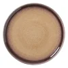 Dinerbord Olivia - bordeauxrood/beige - ø27.5x2.5 cm