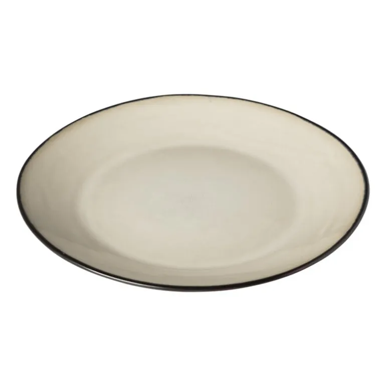 Dinerbord Roots - beige - ø27.5x3 cm