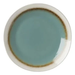Dinerbord Roots - turquoise - ø27.5x3 cm