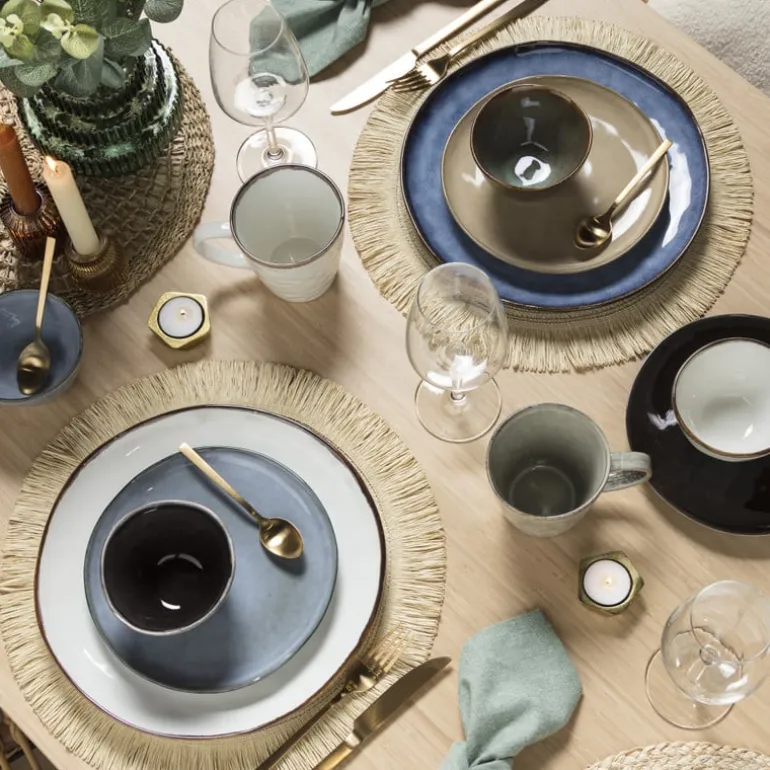 Dinerbord Toscane - donkerblauw - ø28 cm