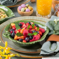 Dinerbord Yara - groen- ⌀26.8 cm