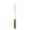Dinerkaars dipdye - groen/wit - ø2.15x25 cm