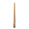 Dinerkaars metallic twist - roségoud - ø2x25 cm