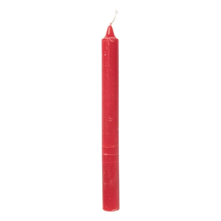Dinerkaars rustiek - rood - ø2x24 cm