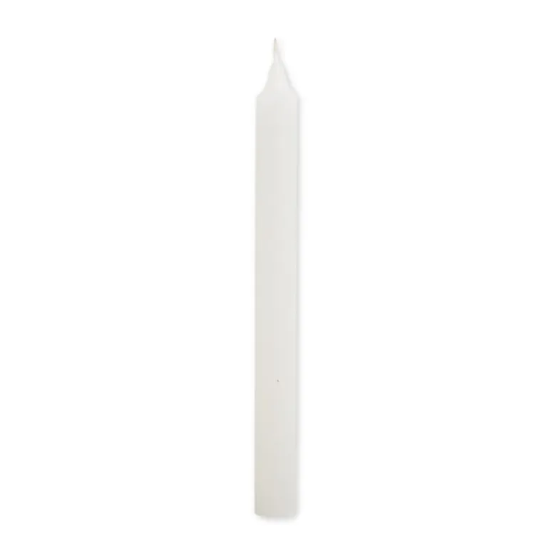 Dinerkaars rustiek - wit - ø2x24 cm