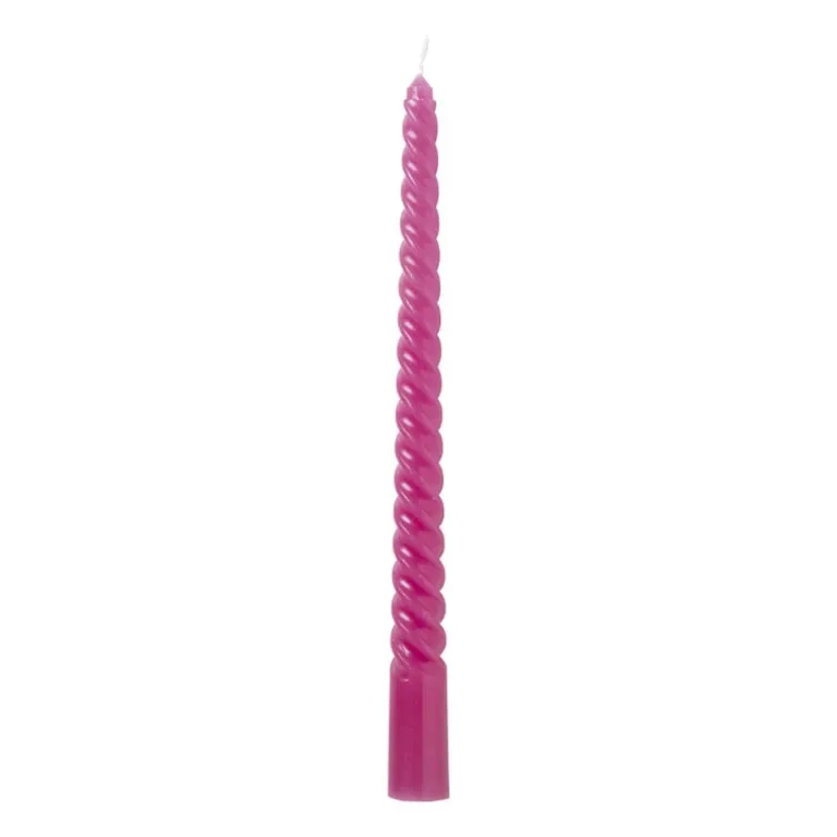 Dinerkaars twist - paars - ø2.15x25 cm