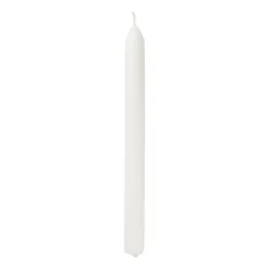 Dinerkaarsen Bolsius box wit - set van 8 - ø2x23 cm