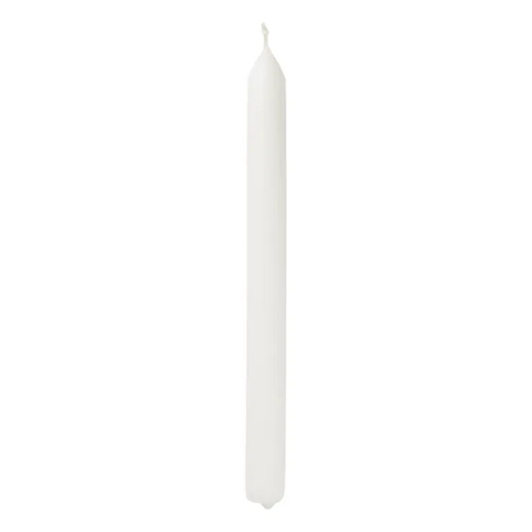 Dinerkaarsen Bolsius box wit - set van 8 - ø2x23 cm