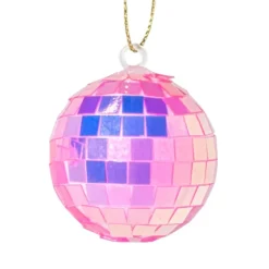Discobal roze - set van 6 - ø4 cm