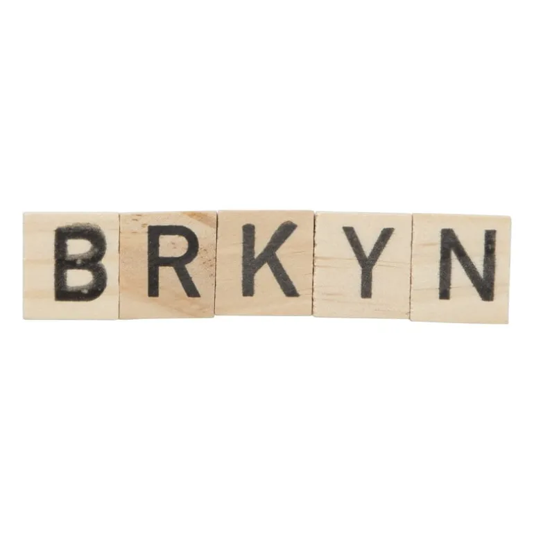 DIY houten hobby letters - set van 200