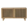 Dressoir Japandi met 2 deuren - bruin - 50x98.5x33 cm