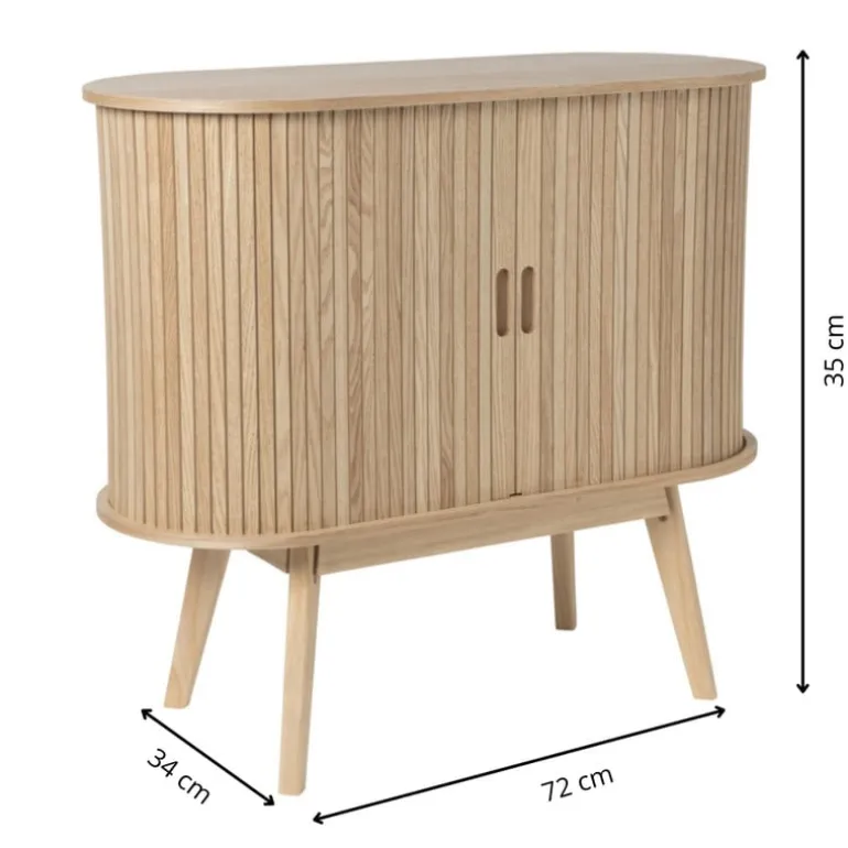 Dressoir Uppsala - naturel - 80x72x34 cm