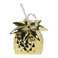 Drinkbeker - ananas - goud - .. ml