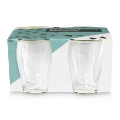 Dubbelwandige glazen - 250 ml - set van 4
