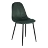 Eetkamerstoel Ivy - velvet groen - 88x44x53 cm