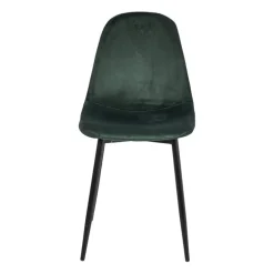 Eetkamerstoel Ivy - velvet groen - 88x44x53 cm