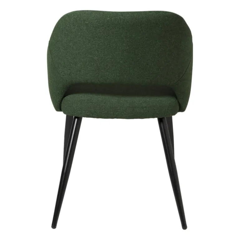 Eetkamerstoel Leonardo met armleuning - groen - 81x62.5x56 cm