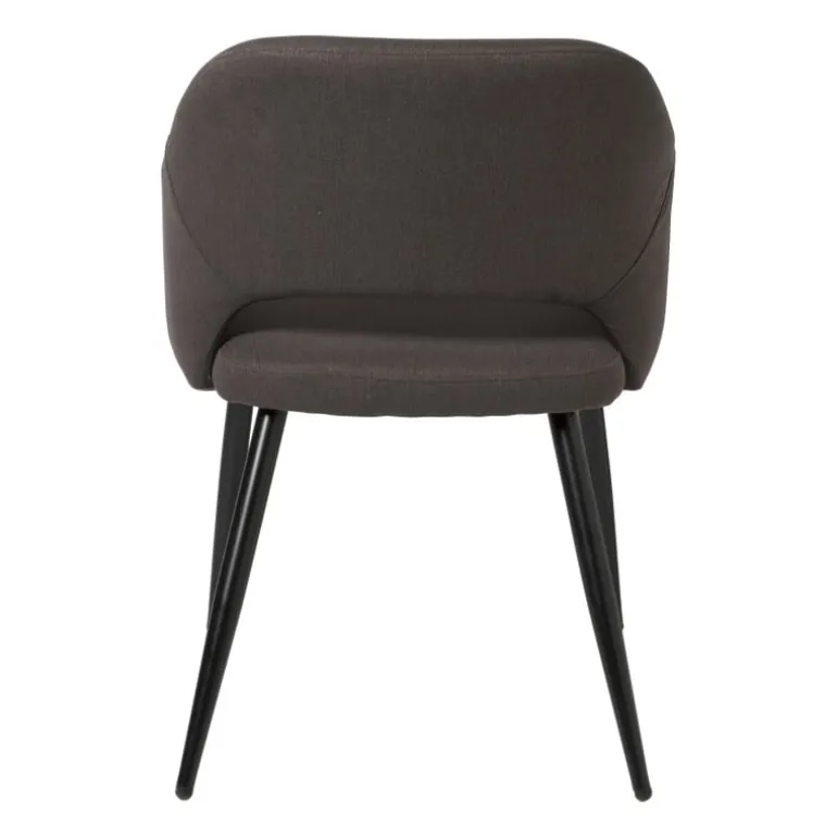 Eetkamerstoel Leonardo met armleuning - grijs - 81x62.5x56 cm