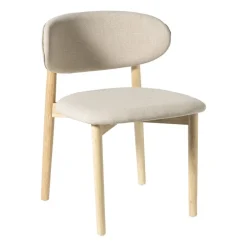 Eetkamerstoel Niki - wit - 78x55x54 cm