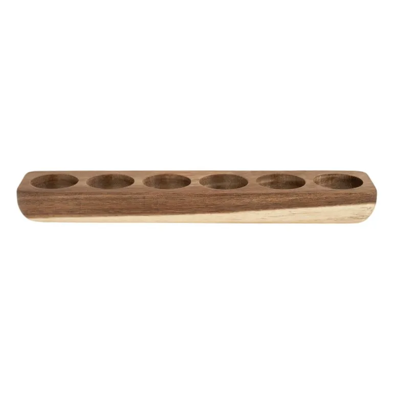 Eierdopje hout - voor 6 eieren