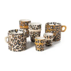 Espresso mok animal - beige - 100 ml