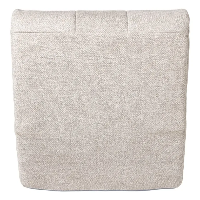 Fauteuil chenille - beige - 87x72x66 cm