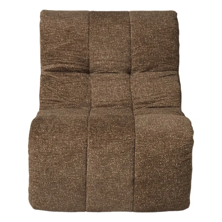 Fauteuil chenille - bruin - 87x72x66 cm