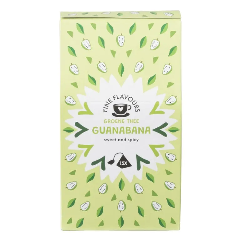 Fine flavours groene thee - guanabana - 15 piramide zakjes