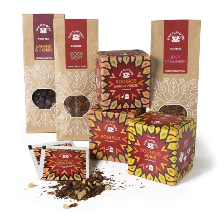 Fine flavours rooibos thee - honing - 10 zakjes