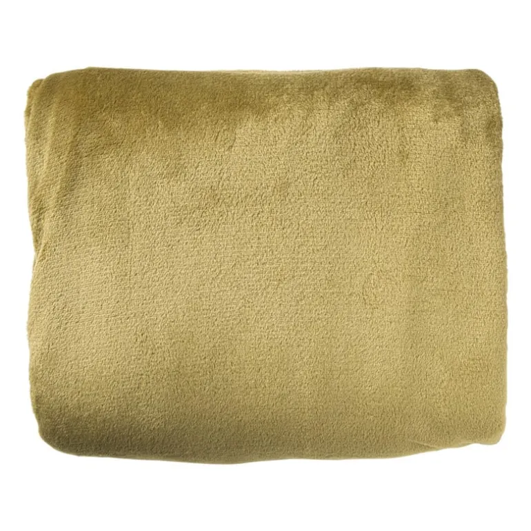 Fleece deken - olijfgroen - 200x150 cm
