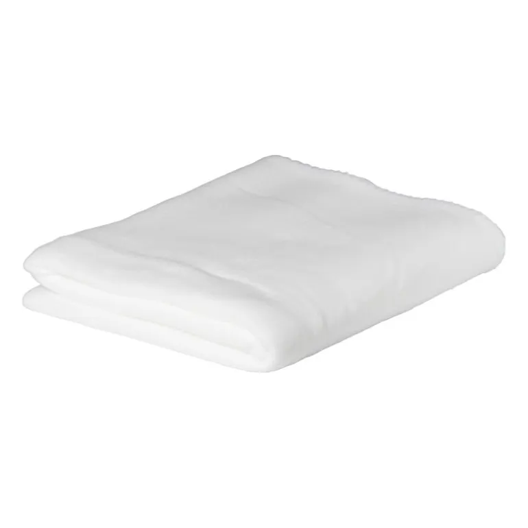 Fleece deken - wit - 160x130 cm
