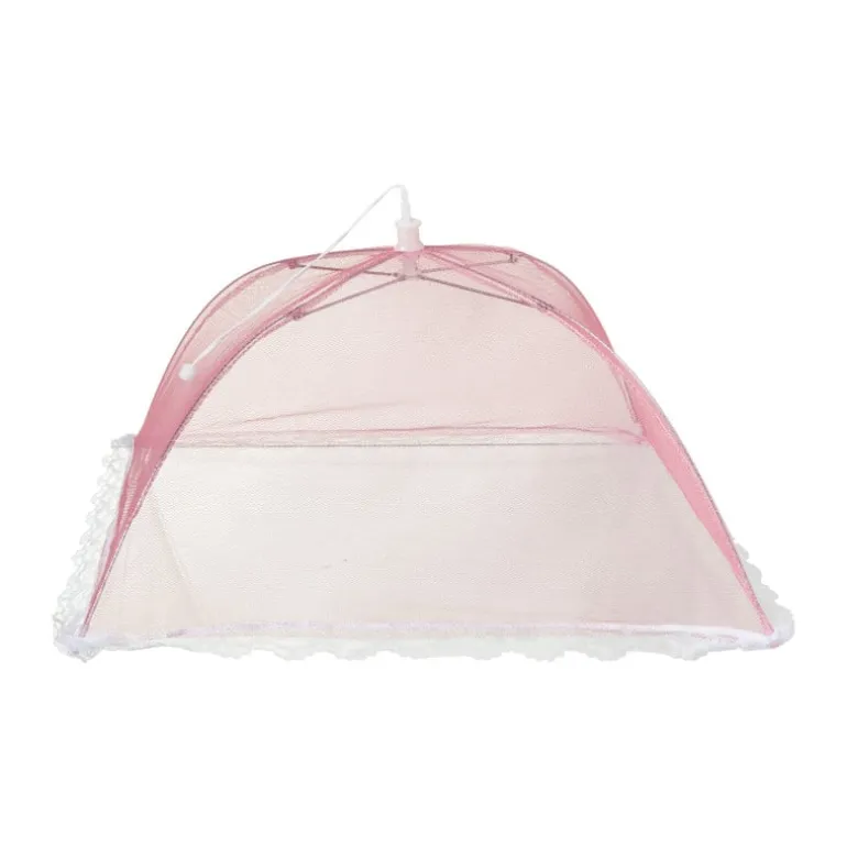 Foodcover paraplu - roze - 35x35x20 cm