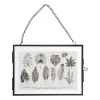 Fotolijst aan ketting liggend - zwart -13x18 cm