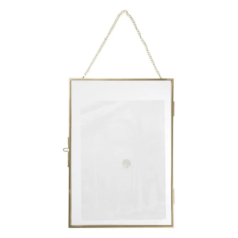 Fotolijst aan ketting staand - goud - 21x30 cm