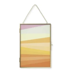 Fotolijst aan ketting staand - goud - 21x30 cm