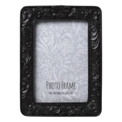 Fotolijst barok - zwart - 10x15 cm