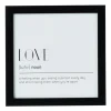 Fotolijst basic - zwart - 18x18 cm
