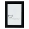 Fotolijst basic - zwart - 10x15 cm