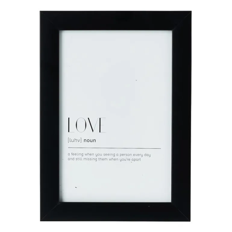 Fotolijst basic - zwart - 10x15 cm