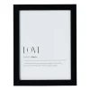 Fotolijst basic - zwart - 15x20 cm