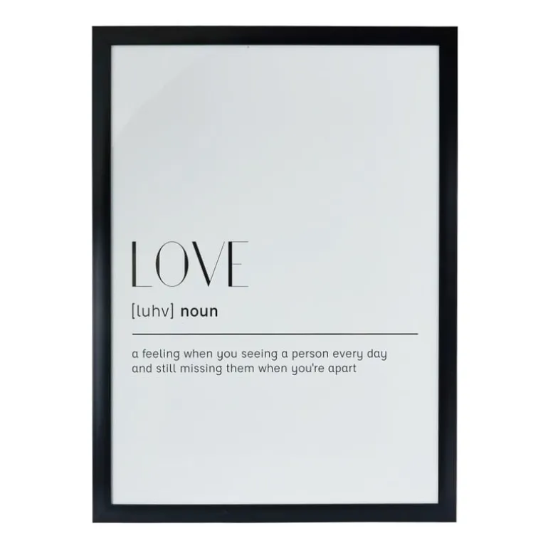 Fotolijst basic - zwart - 50x70 cm