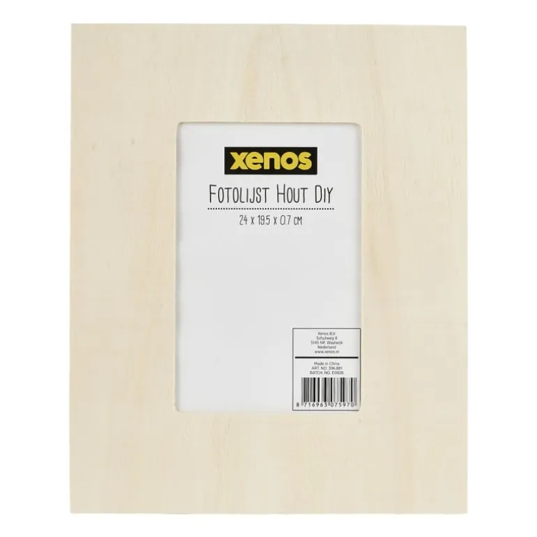 Fotolijst hout DIY - 24x19.5x0.7 cm