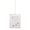 Fotolijst met ketting - 20x15x1 cm - goudkleurig