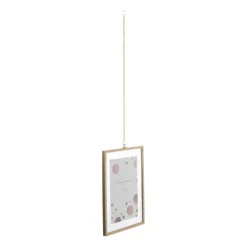 Fotolijst met ketting - 20x15x1 cm - goudkleurig