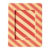 Fotolijst streep - roze/oranje - 10x15 cm