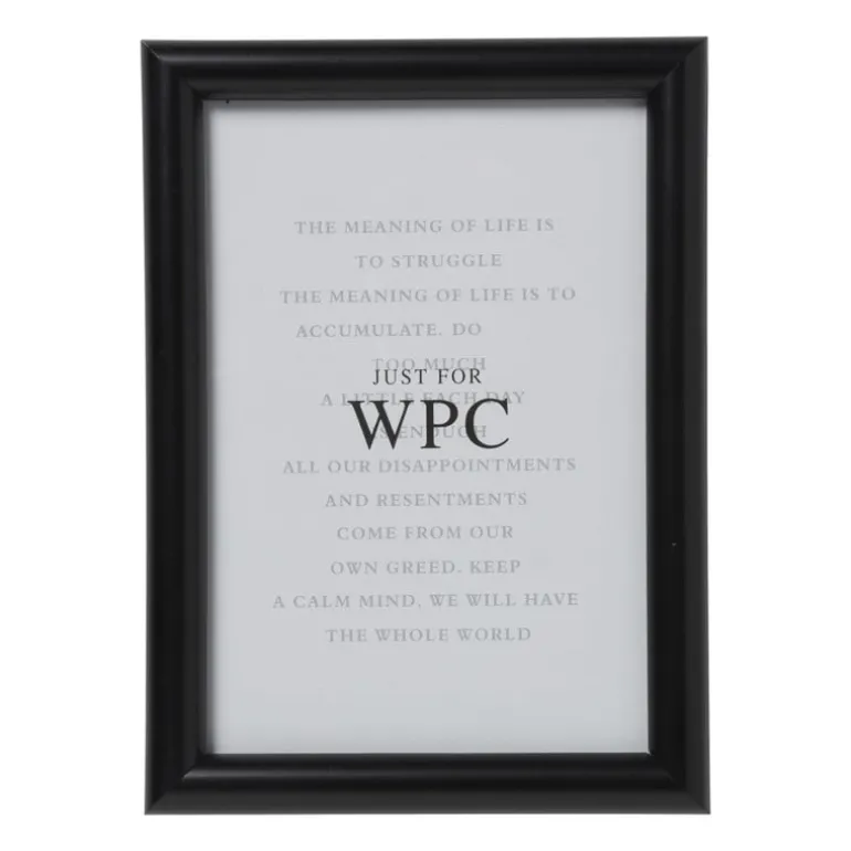Fotolijst WPC - zwart - 9x13 cm