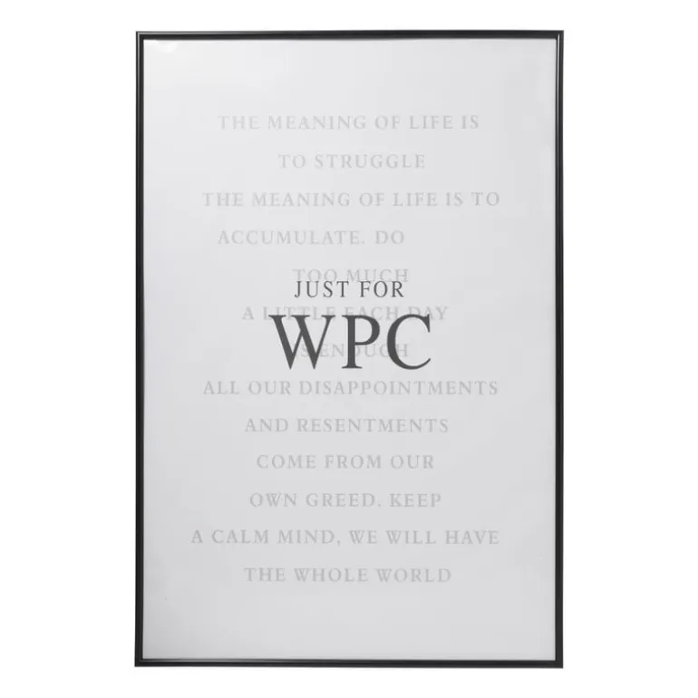 Fotolijst WPC - zwart - 60x90 cm
