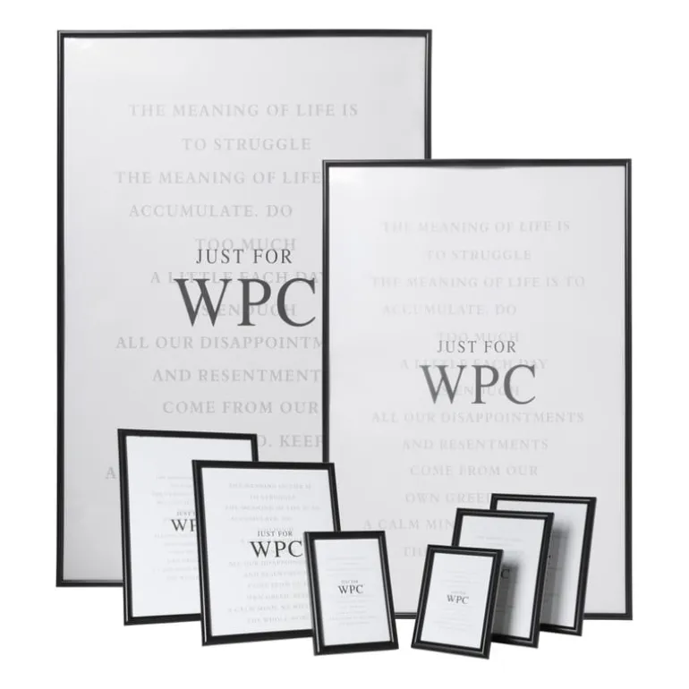 Fotolijst WPC - zwart - 60x90 cm