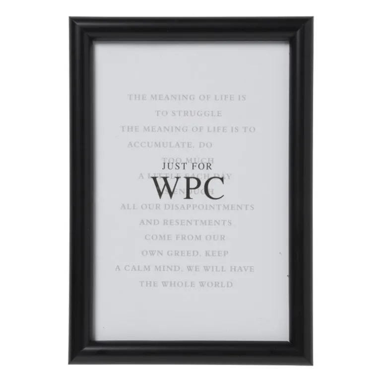 Fotolijst WPC - zwart - 10x15 cm