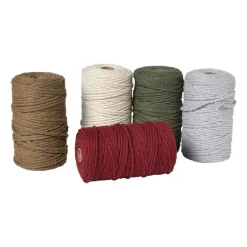 Garen macramé - grijs - 500 gram - 100 meter